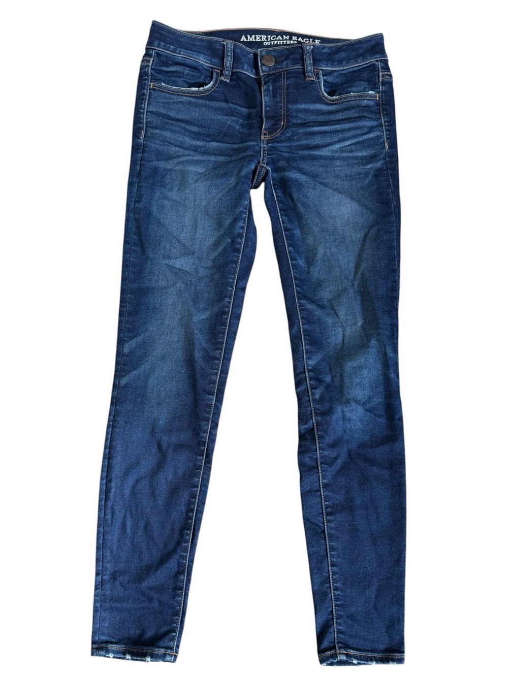 American Eagle Super Stretch Skinny Jeans Women’s 4 Dark Wash Jegging Denim